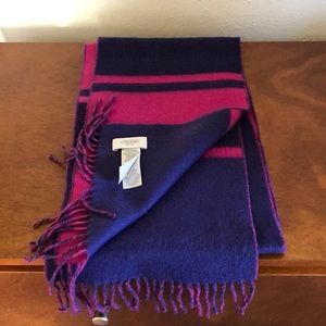 Coach cashmere and wool scarf